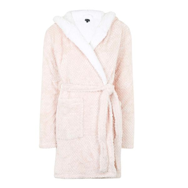 Różowy szlafrok Topshop, cena, ok. 160 zł