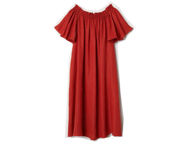 Sukienka H&M z dekoltem typu carmen, cena ok. 149 zł