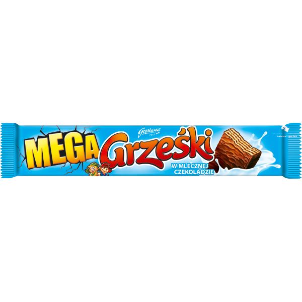 MEGA Grześki - kakaowe w czekoladzie