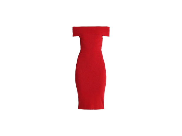 Ołówkowa czerwona sukienka Mint&Berry/Zalando.pl, cena ok. 167,20 zł