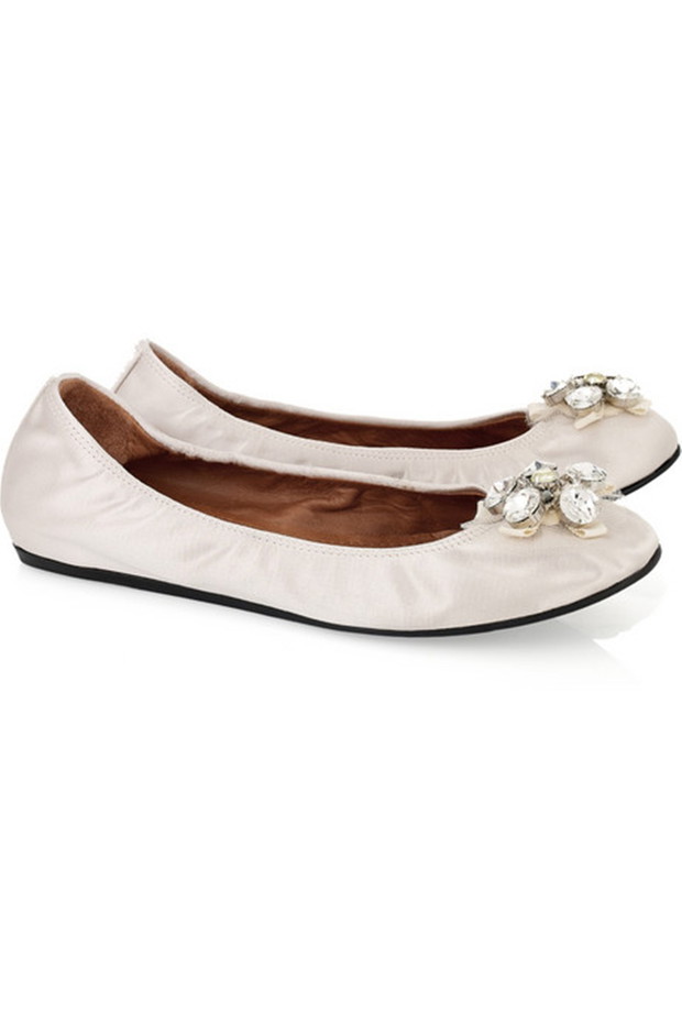Ślubne baleriny Lanvin