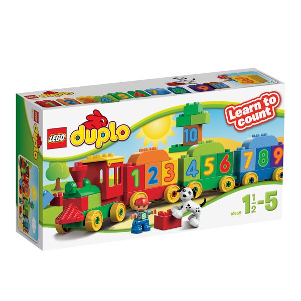 Lego Duplo, Pociąg z cyferkami, cena ok. 80 zł