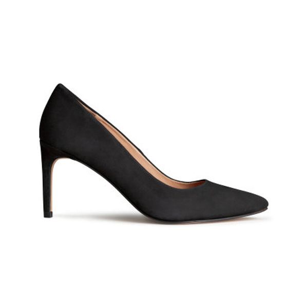 Buty na niewysokim obcasie H&M, cena ok. 199 zł