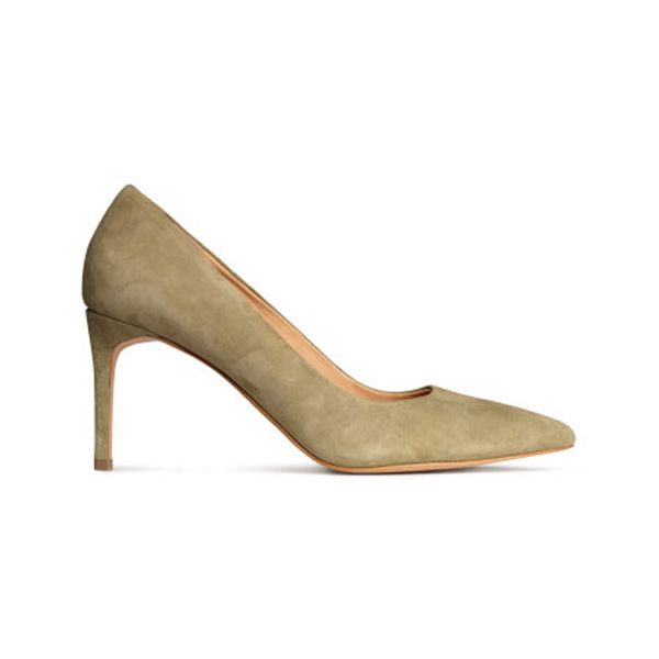 Buty na niewysokim obcasie H&M, cena ok. 199 zł