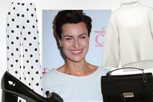 Danuta Stenka na premierze w teatrze Capitol