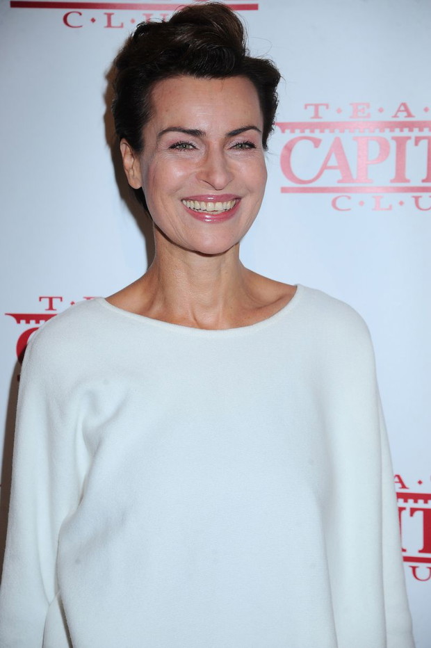 Danuta Stenka na premierze w teatrze Capitol