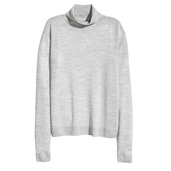 Szary golf H&M, cena, ok. 149,90 zl