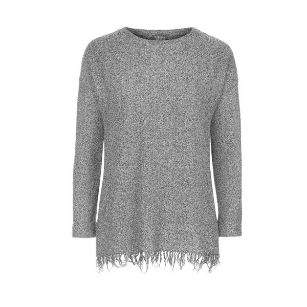 Szary sweter Topshop, cena, ok. 140 zł