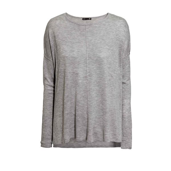 Szary sweterek H&M, cena, ok. 79,90 zł