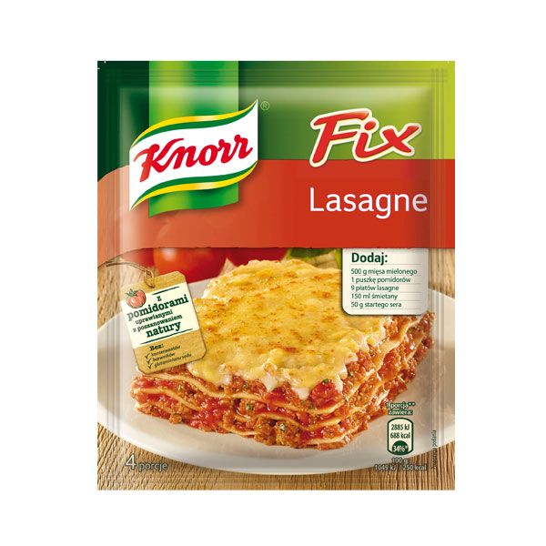 Fix do lasagne, Knorr