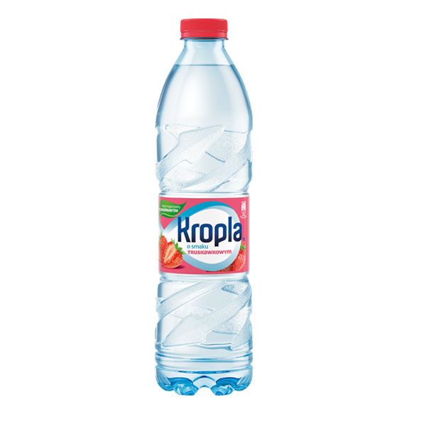 Kropla o smaku truskawkowym