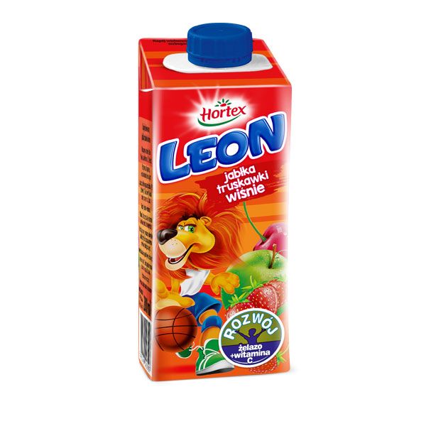 Leon, jabłka&truskawki&wiśnie