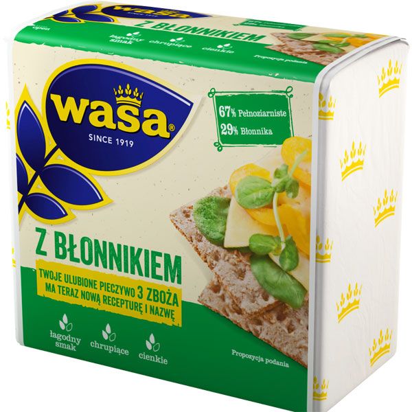 Pieczywo Wasa z błonnikiem