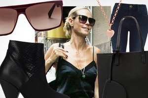 Heidi Klum w modnej stylizacji