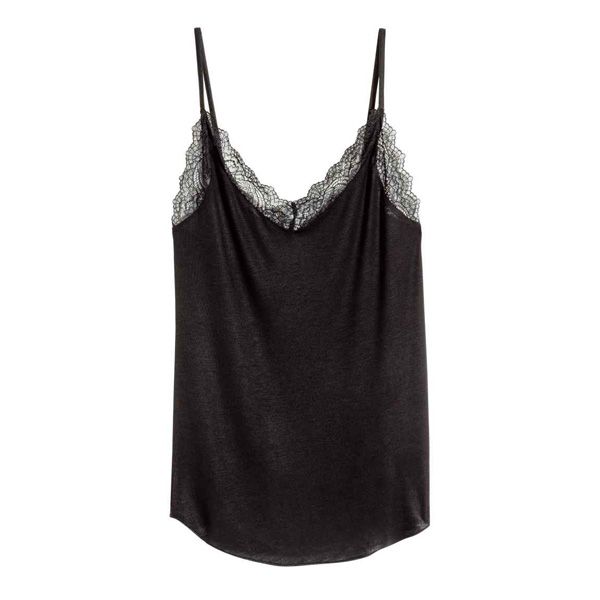 Top na ramiączkach H&M, cena ok. 59 zł