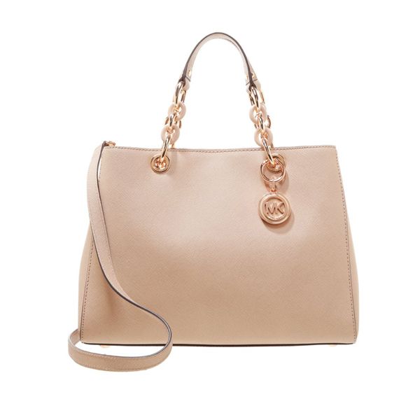 Beżowa torebka CYNTHIA Michael Kors, cena, ok. 1369 zł