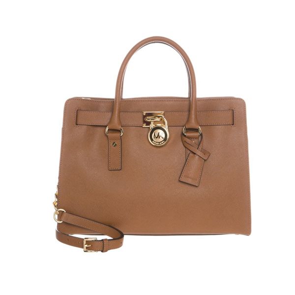 Brązowa torebka HAMILTON Michael Kors, cena, ok. 1369 zł