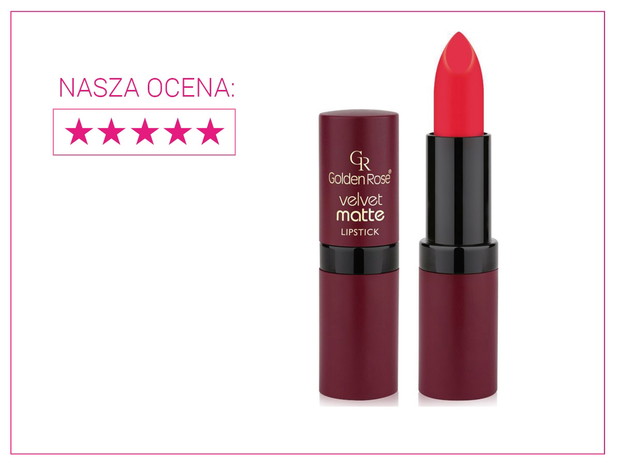 Matowa pomadka Velvet Matte Lipstick Golden Rose, cena, ok. 11,90 zł