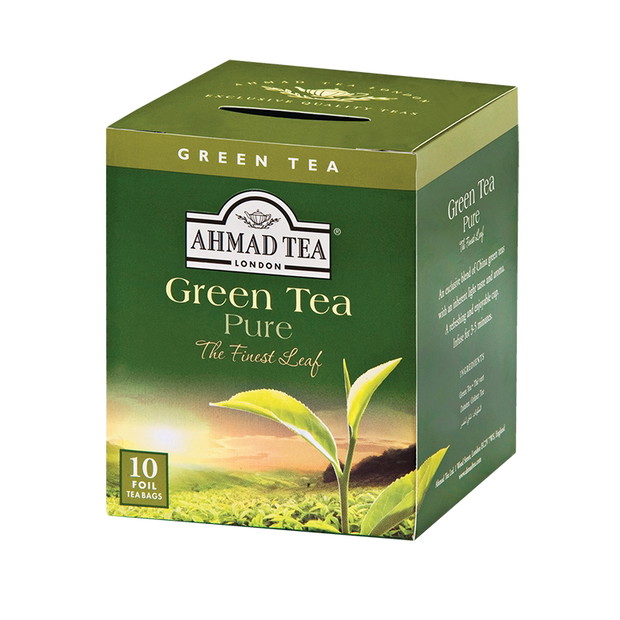 Ahmad Tea London, green tea pure