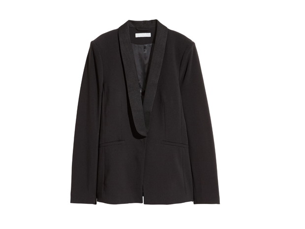 Czarna marynarka H&M, cena, ok. 149,90 zł
