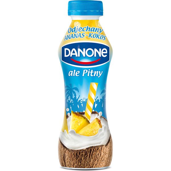 Jogurt pitny Danone: kokos