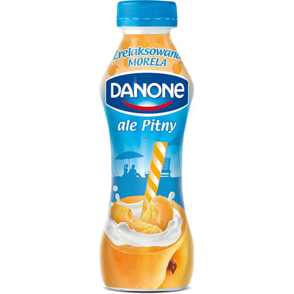 Jogurt pitny Danone: morela