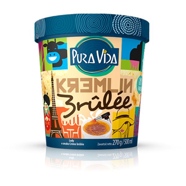 Lody Pura Vida: creme brulee