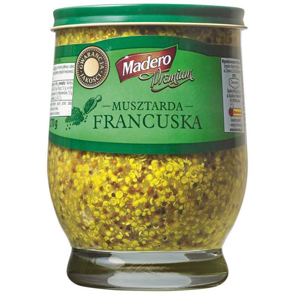 Musztarda francuska Madero, do kupienia w Biedronce