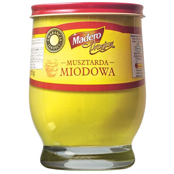Musztarda miodowa Madero, do kupienia w Biedronce