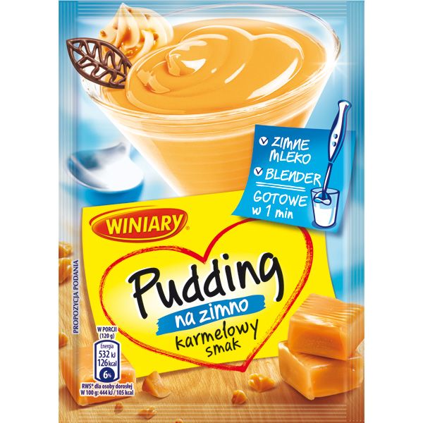 Pudding na zimno Winiary o smaku karmelowym
