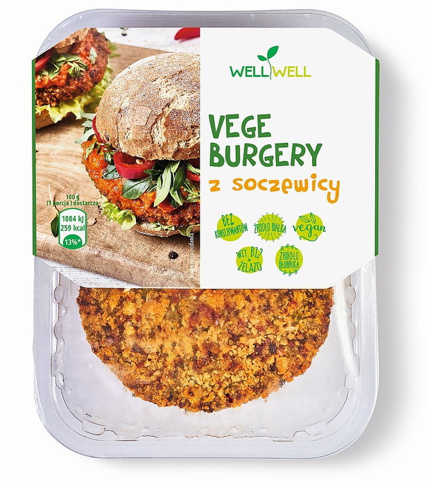 Well well, Burger z soczewicy