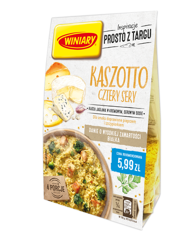 Winiary, Kaszotto cztery sery
