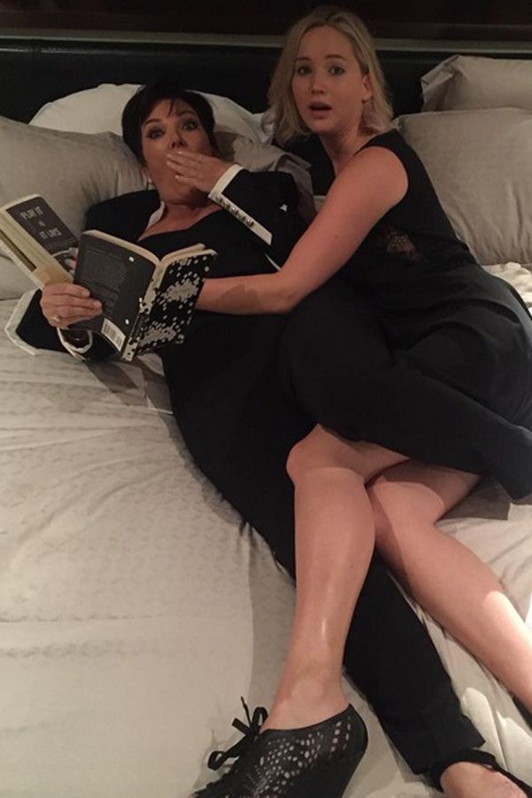 Kris Jenner i Jennifer Lawrence
