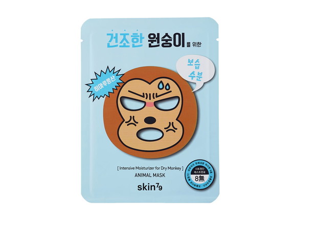 Maska nawilżająca w płacie Animal Mask - For Dry MonkeySkin79, cena ok. 14,90 zł