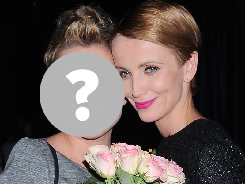 Katarzyna Zielińska z siostrą na drugiej premierze spektaklu "Dajcie mi tenora"