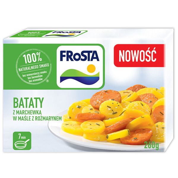 Bataty z marchewką, Frosta