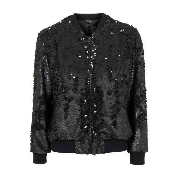 Cekinowa kurtka Topshop, cena, ok. 375 zł