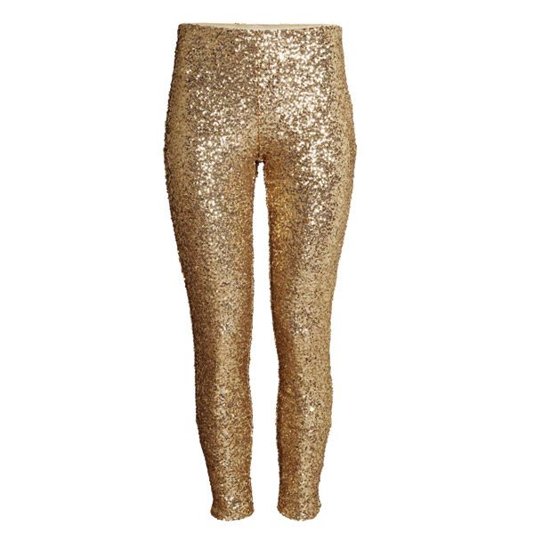 Cekinowe spodnie H&M, cena, ok. 139,90 zł