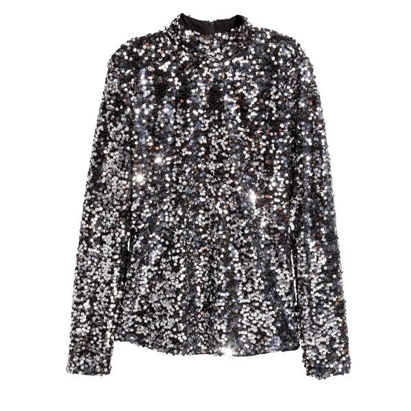 Cekinowy golf H&M, cena, ok. 149,90 zł