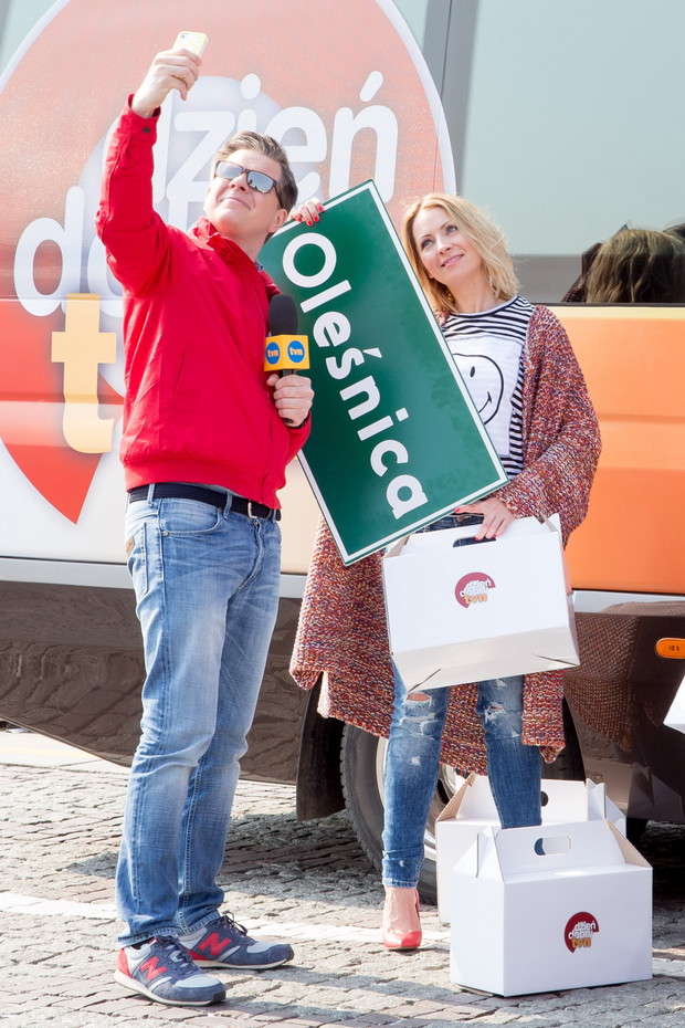 Filip Chajzer i Urszula Chincz