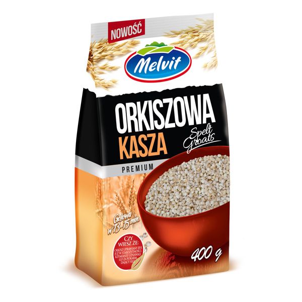 Kasza orkiszowa, Melvit