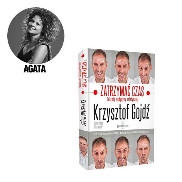 Książka Krzysztof Gójdź Zatrzymać czas. Sekrety medycyny estetycznej wyd. Edipresse, hitsalonik.pl, cena ok. 50 zł