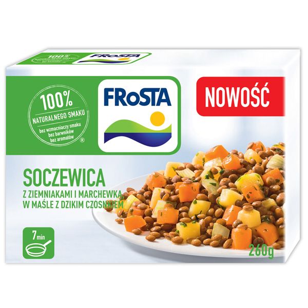 Soczewica z ziemniakami, Frosta