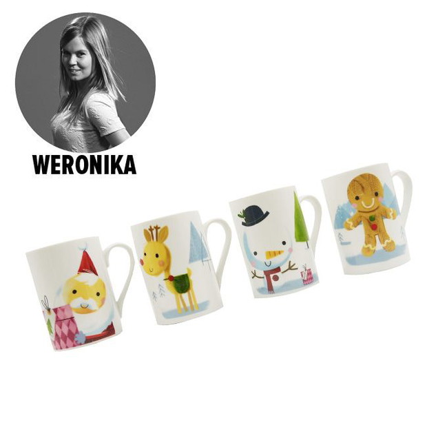 Świąteczne kubki, F&F Home - cena 1.99 zł za sztukę
