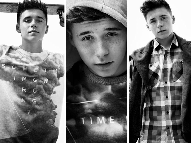 Brooklyn Beckham w kampanii Reserved YFL