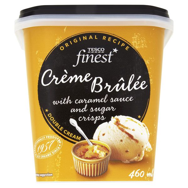 Lody Creme Brulee, Tesco