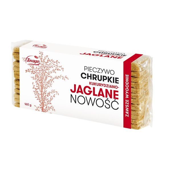 Pieczywo chrupkie kukurydziano-jaglane, Tovago