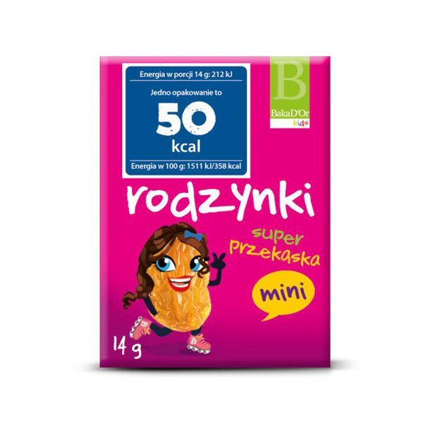Rodzynki dla dzieci, do kupienia w Biedronce