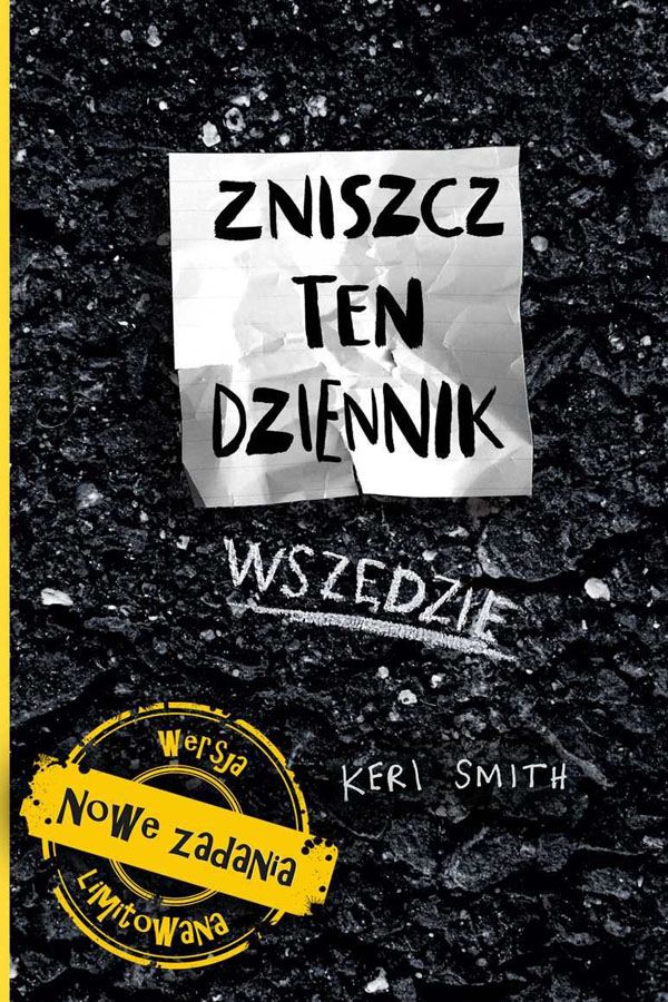 Smith Keri, Zniszcz ten dziennik wszędzie, cena ok.15 zł