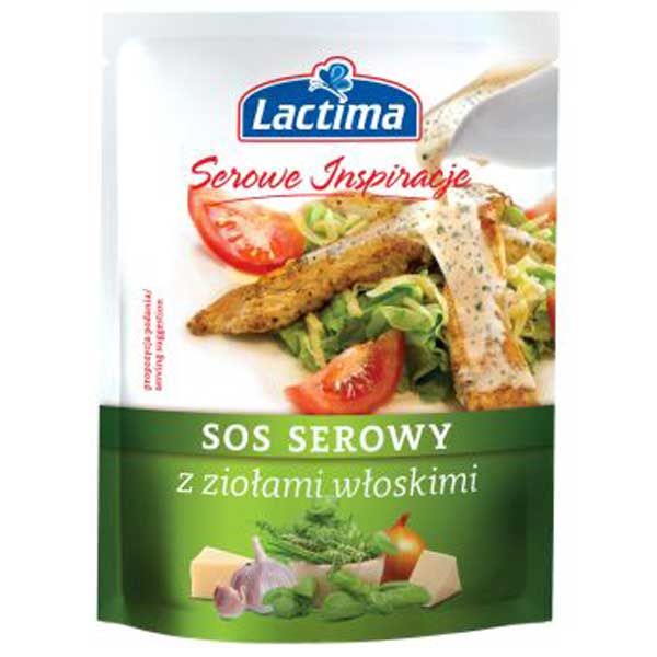 Sos serowy z ziołami, Lactima